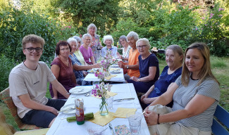 Besuchsdienst beim Sommerfest